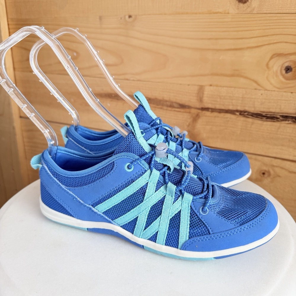 Lands End Women's Water Shoes 7B Blue‎ 440731 Hiking Outdoor Pool Beach Ocean